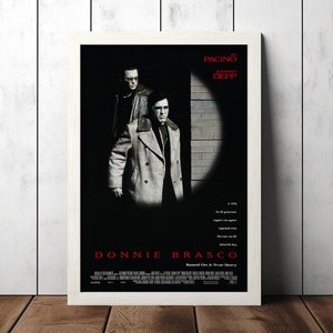 Donnie Brasco (1997) Classic Film Poster - Film Fan Sammlerstücke - Vintage Film Poster - Wohnkultur - Wand Kunst