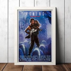 Aliens (1986) Classic Film Poster - Film Fan Sammlerstücke - Vintage Film Poster - Wohnkultur - Wand Kunst - Poster Geschenke