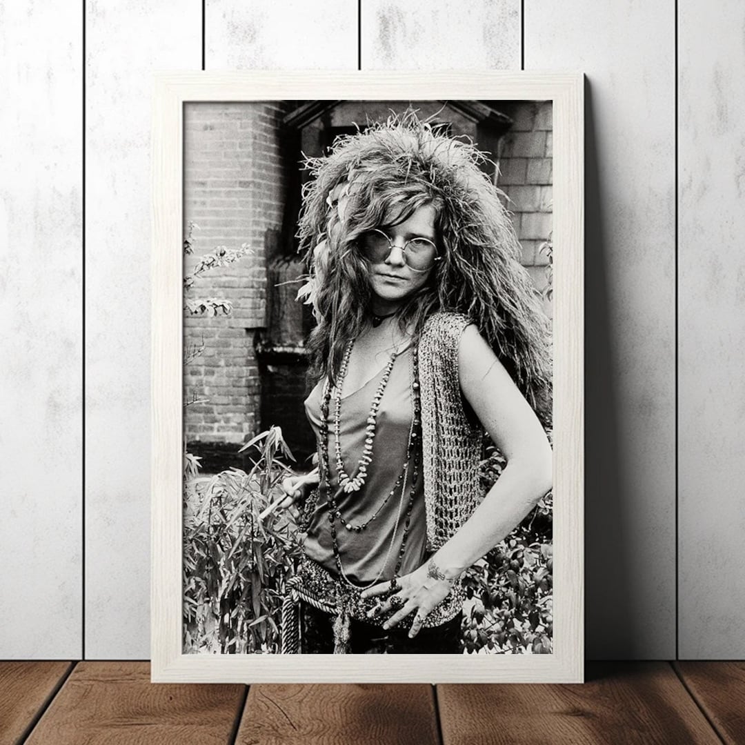 Janis Joplin Poster - Music Fan Collectibles - Vintage Music Poster ...