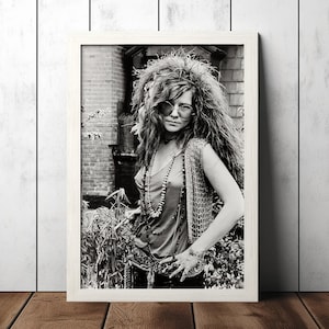 Janis Joplin Poster - Musik Fan Sammlerstücke - Vintage Musik Poster - Home Decor - Wand Kunst