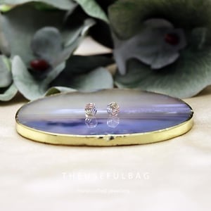 S925 Sterling Silver Plum Blossom Stud Earrings