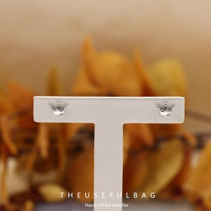 S925 Sterling Silver Crown Stud Earrings