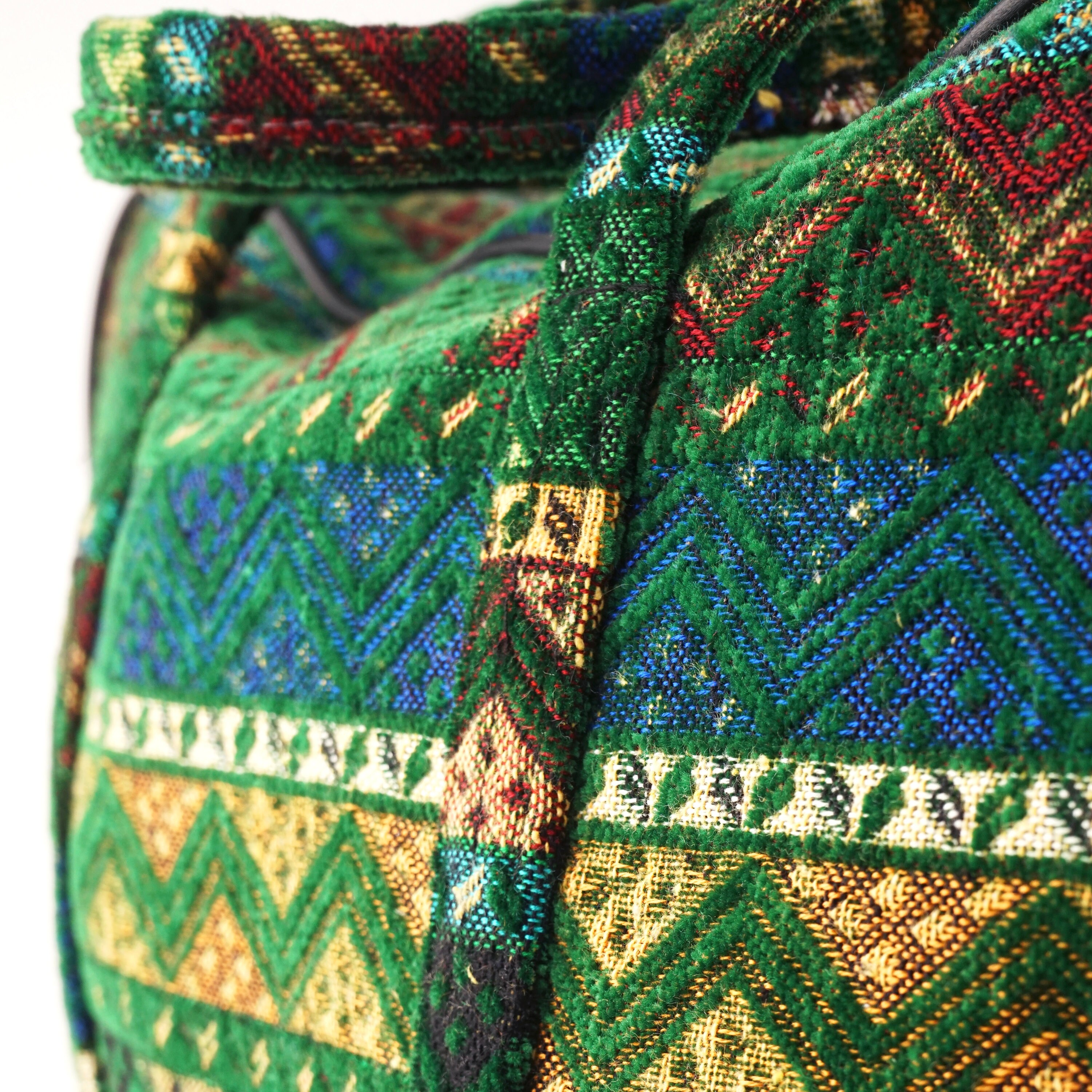Vintage Duffle Bag With Kilim Pattern for Women Hippie Design Etsy