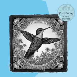 Colibrí PNG, archivo láser PNG, archivo láser, Lightburn, Xtool, Glowforge, CO2, PNG, ilusión 3D, grabado de aves, láser de pizarra, archivo digital