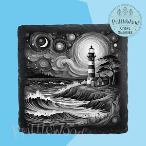 Lighthouse Laser png-bestand, laserbestand, Lightburn, Xtool, Glowforge, Co2, lighthouse png, gravure, leisteenafbeelding, digitaal vuurtorenbestand