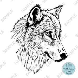 wolf Png, wolf Svg, glowforge svg, wolf glowforge file, lightburn file, laser engrave, chopping board, laser file ,wolf engraving file