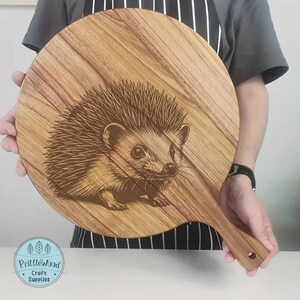 Fichier de gravure laser hérisson, Glowforge, Xtool, Cricut (téléchargement numérique)