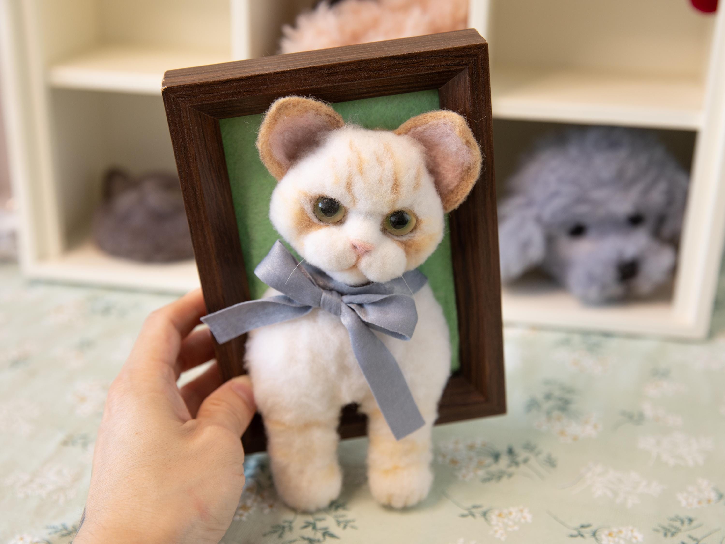 Halloween3d Wool Felt Pet Portrait | CUSTOM Wool Pet