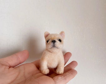 Needle Felted Dog,Pomeranian,Pet Replica Puppy,Felted Wool Crafts,Felted Miniature,Small Felted Decoration,Gifts For Her,Gift For Dog Lovers