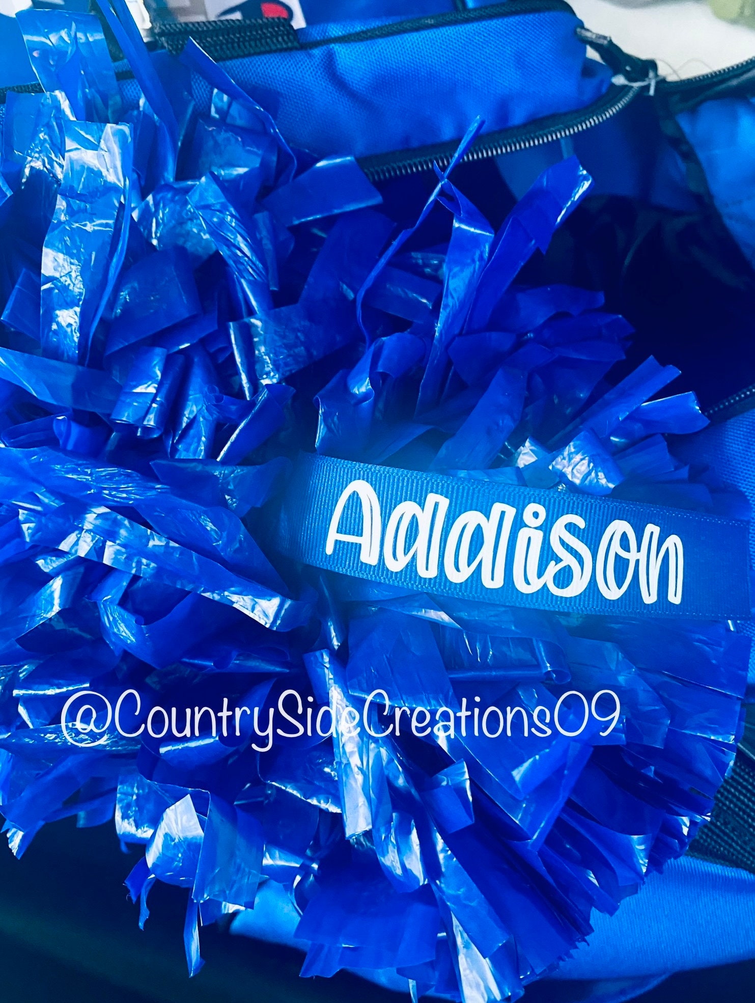 Personalized Pom Pom Tags for Cheerleading. Etsy