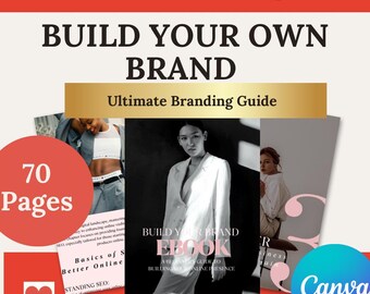 Brand Building eBook: Master Resell Rights, Canva Editable Templates