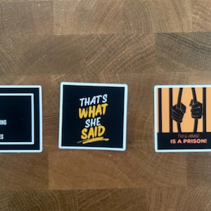 Funny Movie Quote Sticker - Random Movie - Multi Sticker Pack