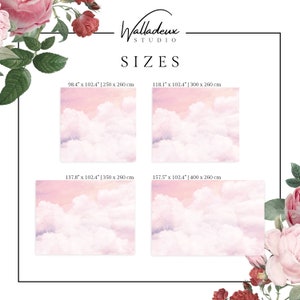 Romantic pink clouds vintage and charming decor for walls and ceilings 49 image 4