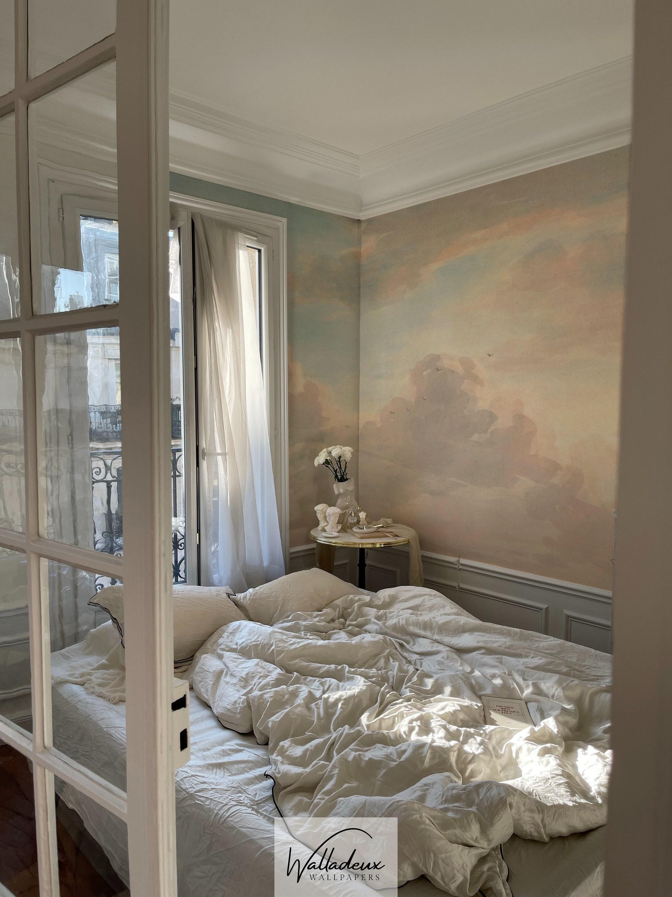 Pastel delicate clouds vintage decor for walls or ceilings 40