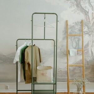 Delicate French trees peel and stick large panoramic wall mural 31 image 2