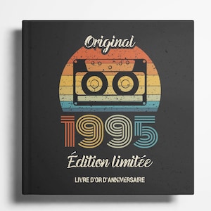 Livre d'or pour le 30e anniversaire - Cadeau d'anniversaire 30 ans pour femme ou homme, album photo souvenirs et vœux