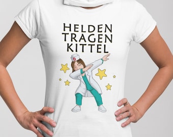 Lustiges Krankenschwester T-Shirt - Perfektes Pflegerin Pfleger Geschenk - Abschiedsgeschenk Pflegefachfrau Shirt