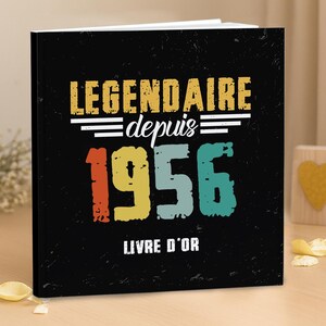 Livre d’or 70e anniversaire – Cadeau souvenir pour femme ou homme
