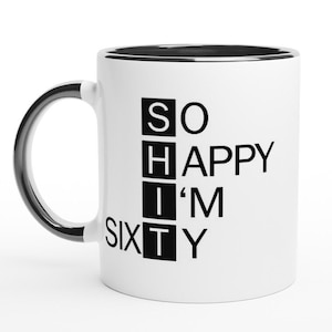 Tasse mug 60e anniversaire pour homme et femme - Idée cadeau parfaite pour son 60e anniversaire