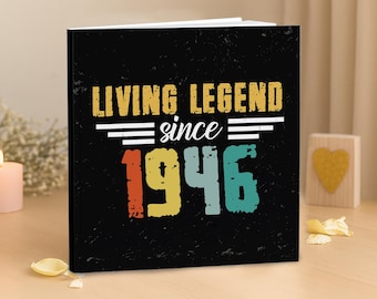 Gästbok för 80-årsdag - Minnesgåva för 80-årsfirande | Gästbok för 80 år | 80-årspresent