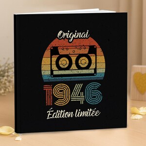 Livre d’or 80e anniversaire – Cadeau souvenir pour femme ou homme