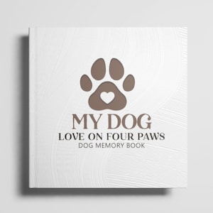 Dog Memory Book - for Dog Lovers and Owner Hardcover Pet Journal for Lifelong Memories | Dog Mom & Dad Gift