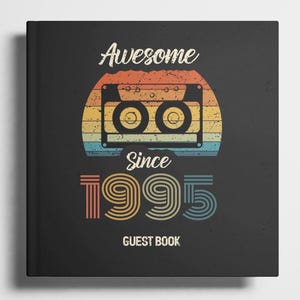30th birthday guest book - 30th birthday gift for him and her - 30th birthday party - keepsake memory book 30th birthday - 30 years birthday