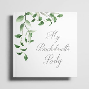 Bachelorette Guest Book Bridal Shower Keepsake for Memorable Hen Parties - Bachelorette Gift