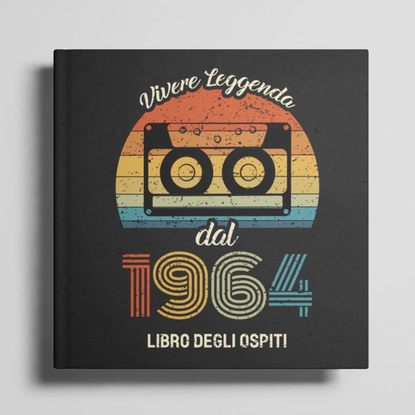 Libro degli Ospiti voor 60 Compleanno Idea Regalo Perfetta voor Uomo en Donna, libro degli ospiti 60 jaar