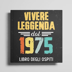 Libro degli Ospiti 50 Compleanno - Idee Regalo Compleanno Personalizzato, Album di Foto e Ricordi per Festa 50 Anni Uomo Donna