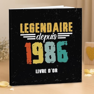 Livre d’or 40e anniversaire – Cadeau souvenir pour femme ou homme