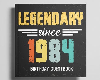 40th birthday guest book - 40th birthday gift for him and her - 40th birthday party - keepsake memory book 40th birthday - 40 years birthday