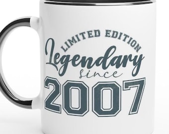 18. Geburtstagsbecher - Kaffeetasse Geschenk für die 18. Geburtstagsfeier, Andenken für Sie oder Ihn