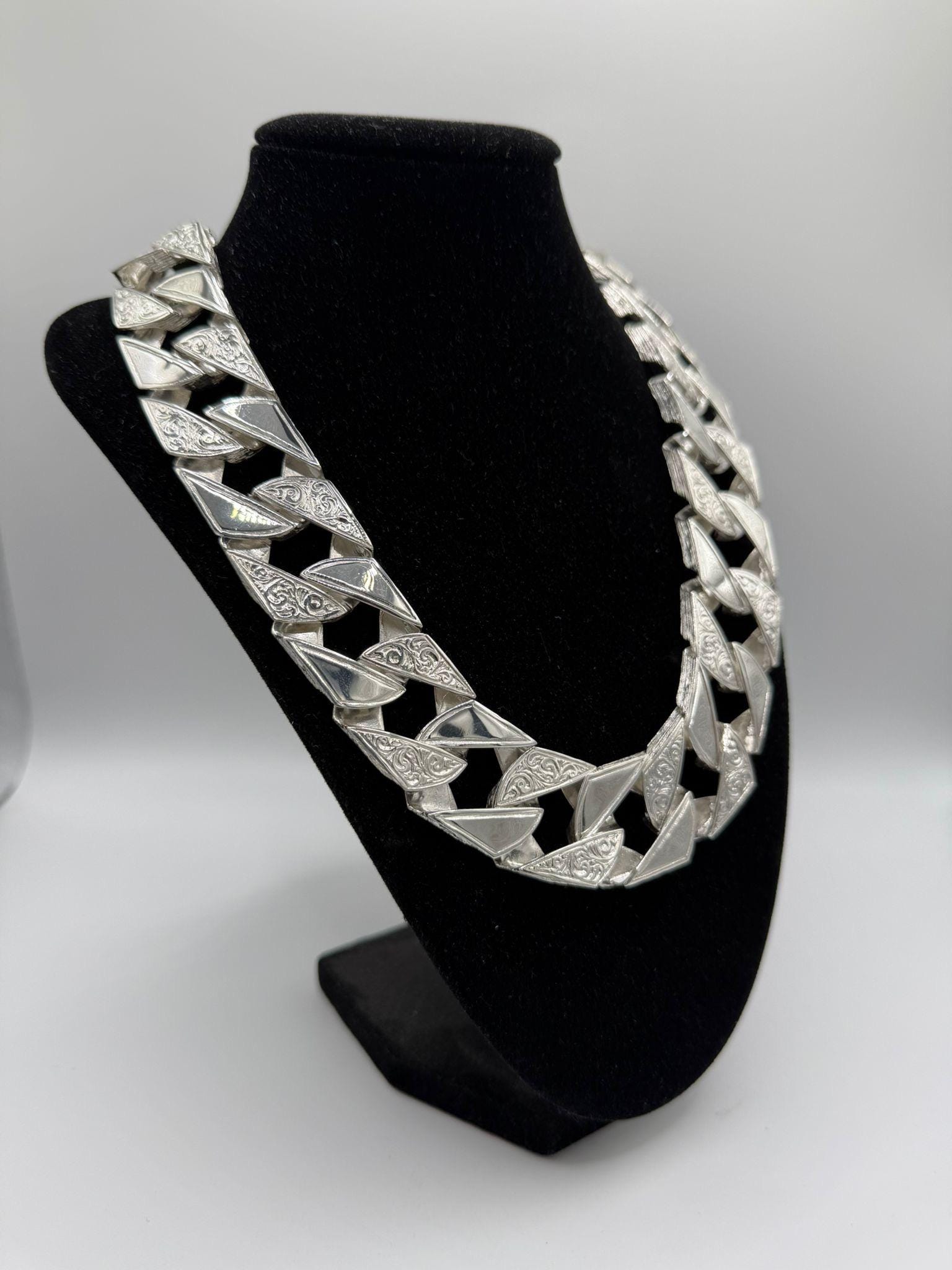 Sterling Silver Mens Chain Curb Chaps Old School 20mm Heavy 925 Gents ...