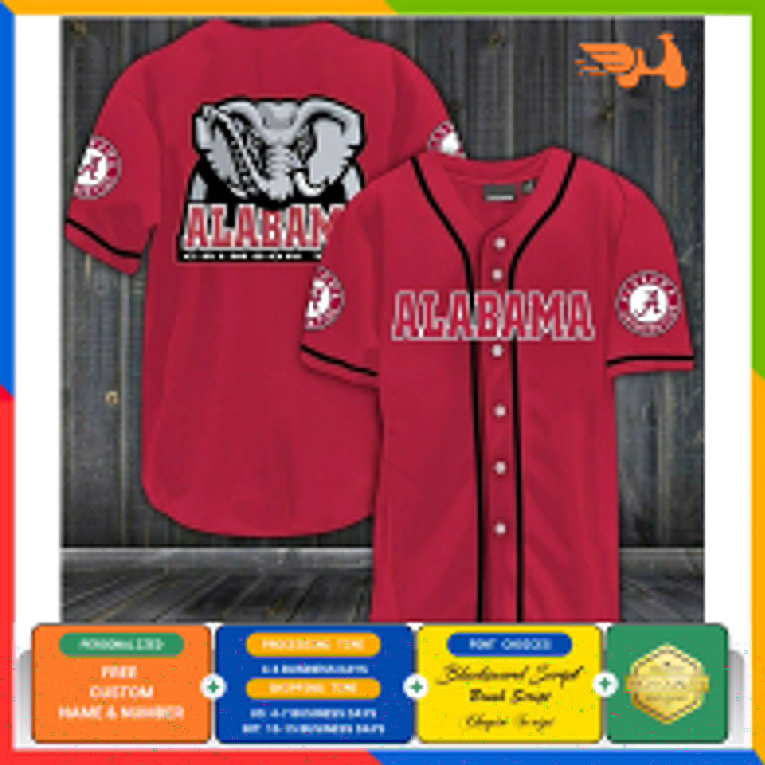 Men's Alabama Crimson Tide Football 2023 Custom Jersey – All Stitche -  Nebgift
