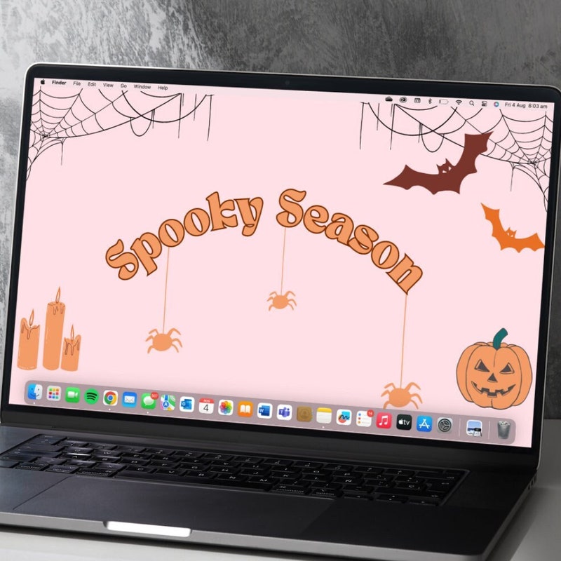 Retro Halloween Wallpaper - Etsy