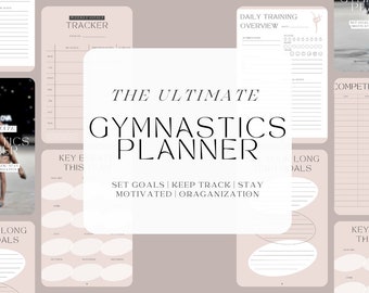 10+ Page Digital and Printable Gymnastics Training Planner | Gymnastics Tracker and Logbook | Stay Organized and Excel in Gymnastics!