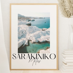 Milos, Grecia Art Print, Milos Wall Art, Travel Print, Travel Poster, Europe Print, Wall Decor, Housewarming Gift, Anniversary Gift