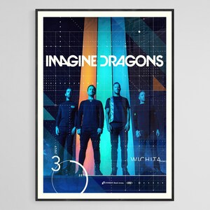 Imagine Dragons Believer Vinyl Record Song Lyric Music Wall Art