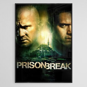 Prison Break Wentworth Miller Dominic Purcell Poster De Papel