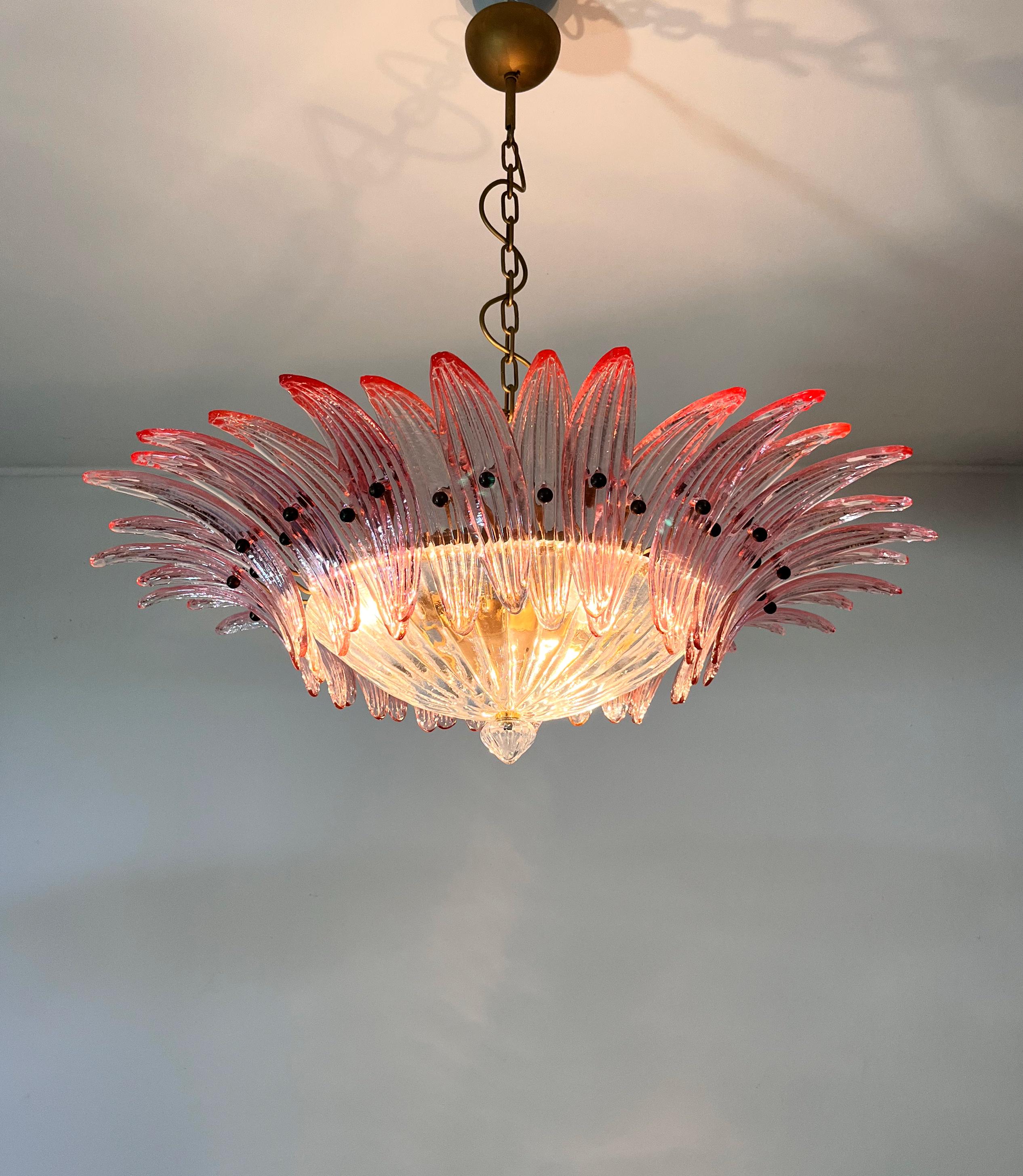 Pink Murano Glass Light