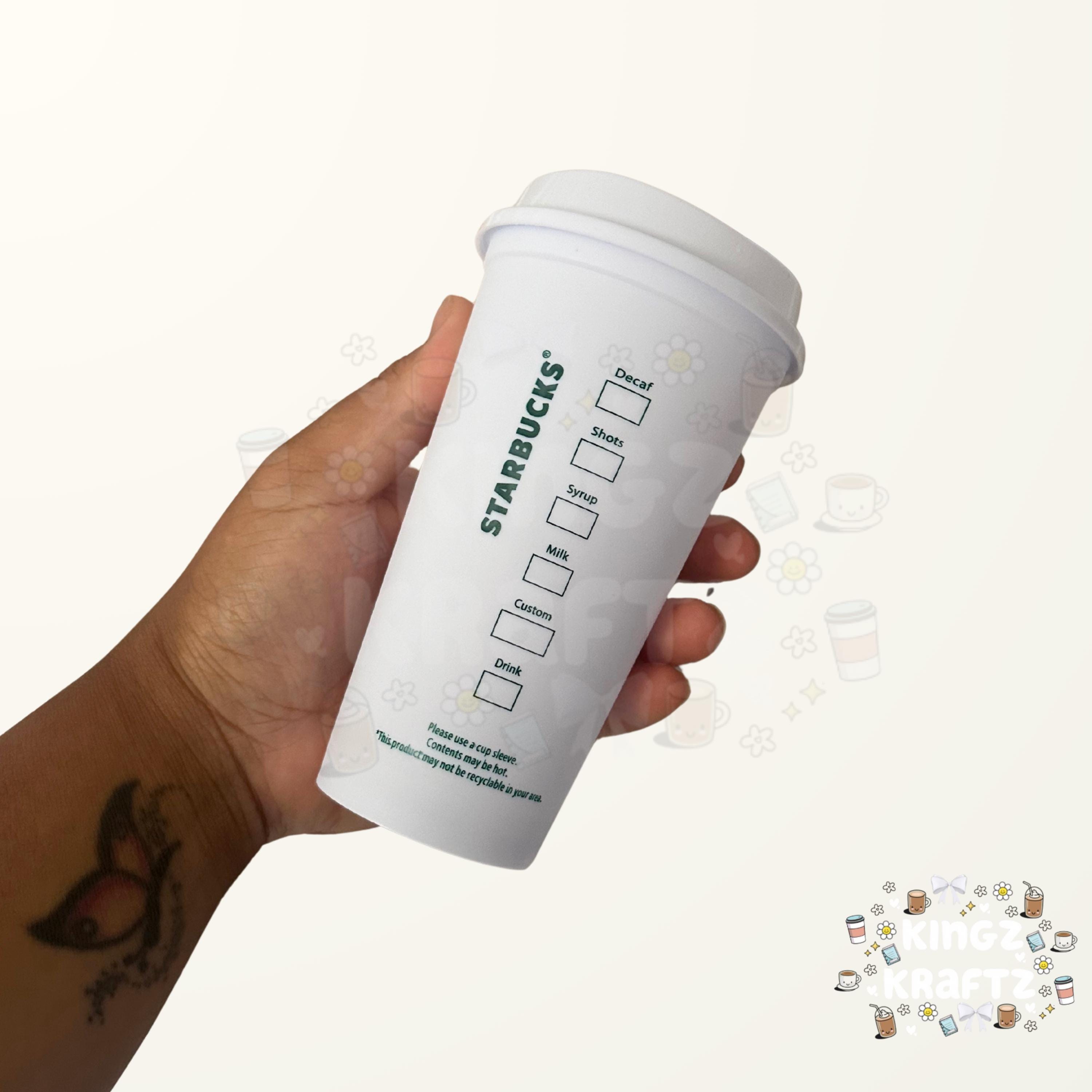 STARBUCKS HOT CUP | Red Chrome | Plain | Reusable | 16oz | Starbucks Tumbler  | Secret Santa Idea | Iced Coffee | Cold Cup | Birthday Gift - Etsy