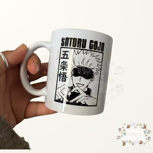 Anime Inspired Cermaic Mug | Satoru Gojo image 3