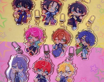 Hypnosis Mic epoxy glitter acrylic charms ~ B.B/FP/Matenro