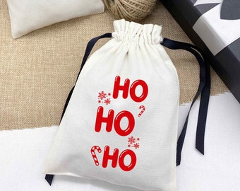 Set of 6 or 12 Christmas Goodie bags (4x6") , XMass Favor Bags for Holiday gift, Christmas favor for cookies and candy