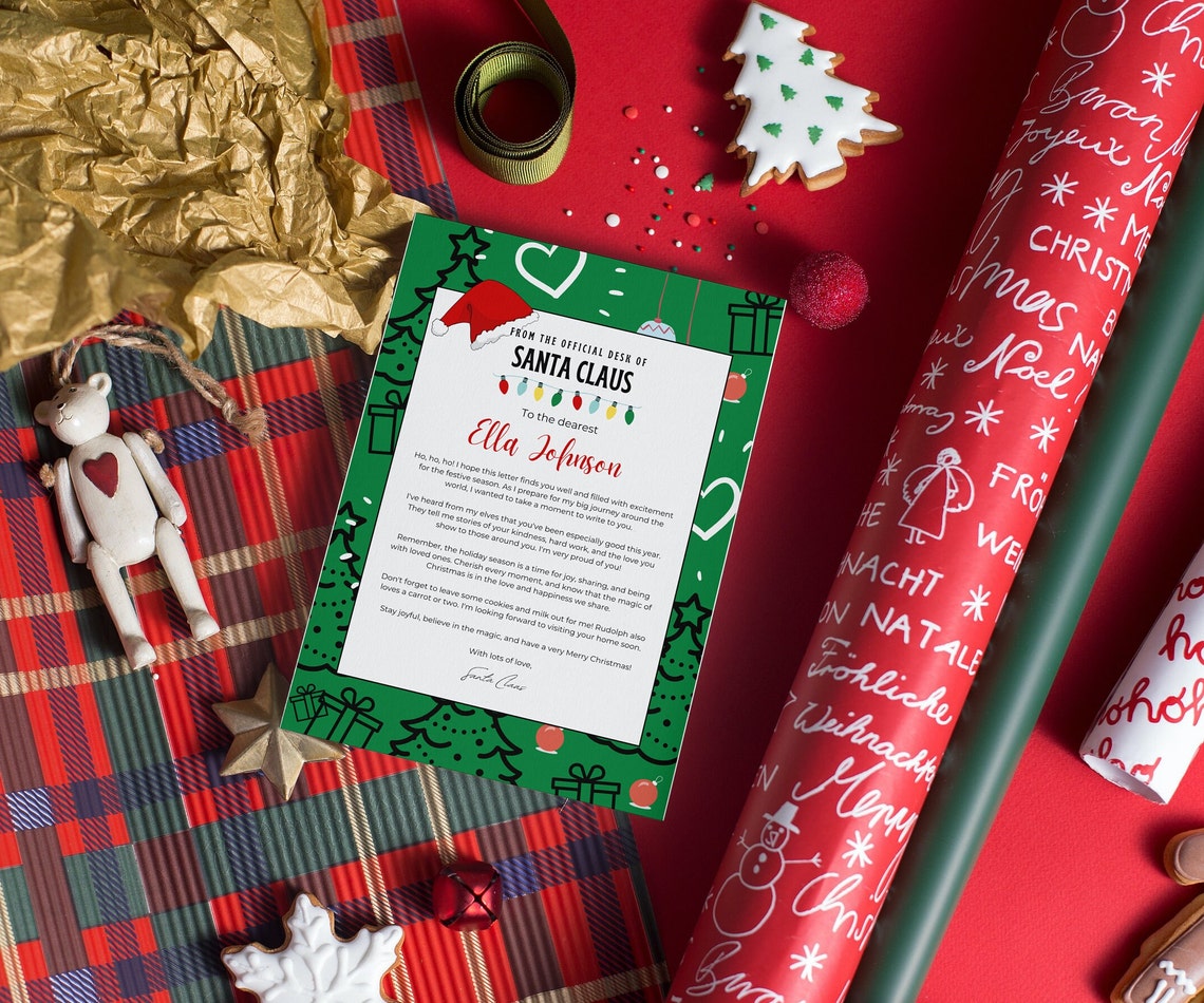 Santa Letter Bundle Letter to Santa Printable Letter From Santa ...