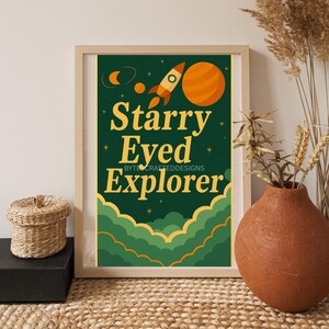 Vintage Space Print