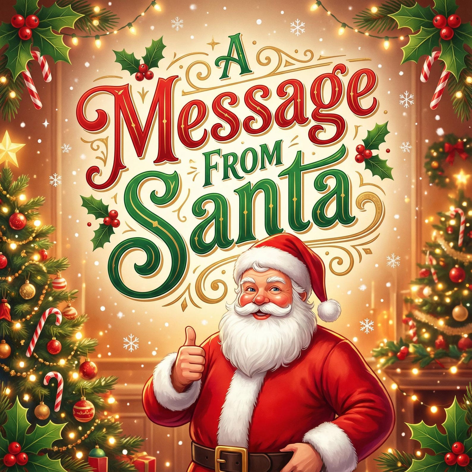 Personalized Audio Message From Santa: Custom Christmas Keepsake - Etsy