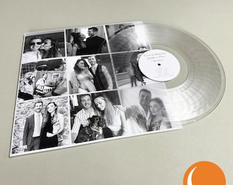 12” vinyl record mix tape with printed sleeve - Personalised vinyl record gift - Christmas, wedding, anniversary, birthday, Valentine's