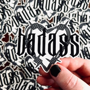 Badass-vinylsticker